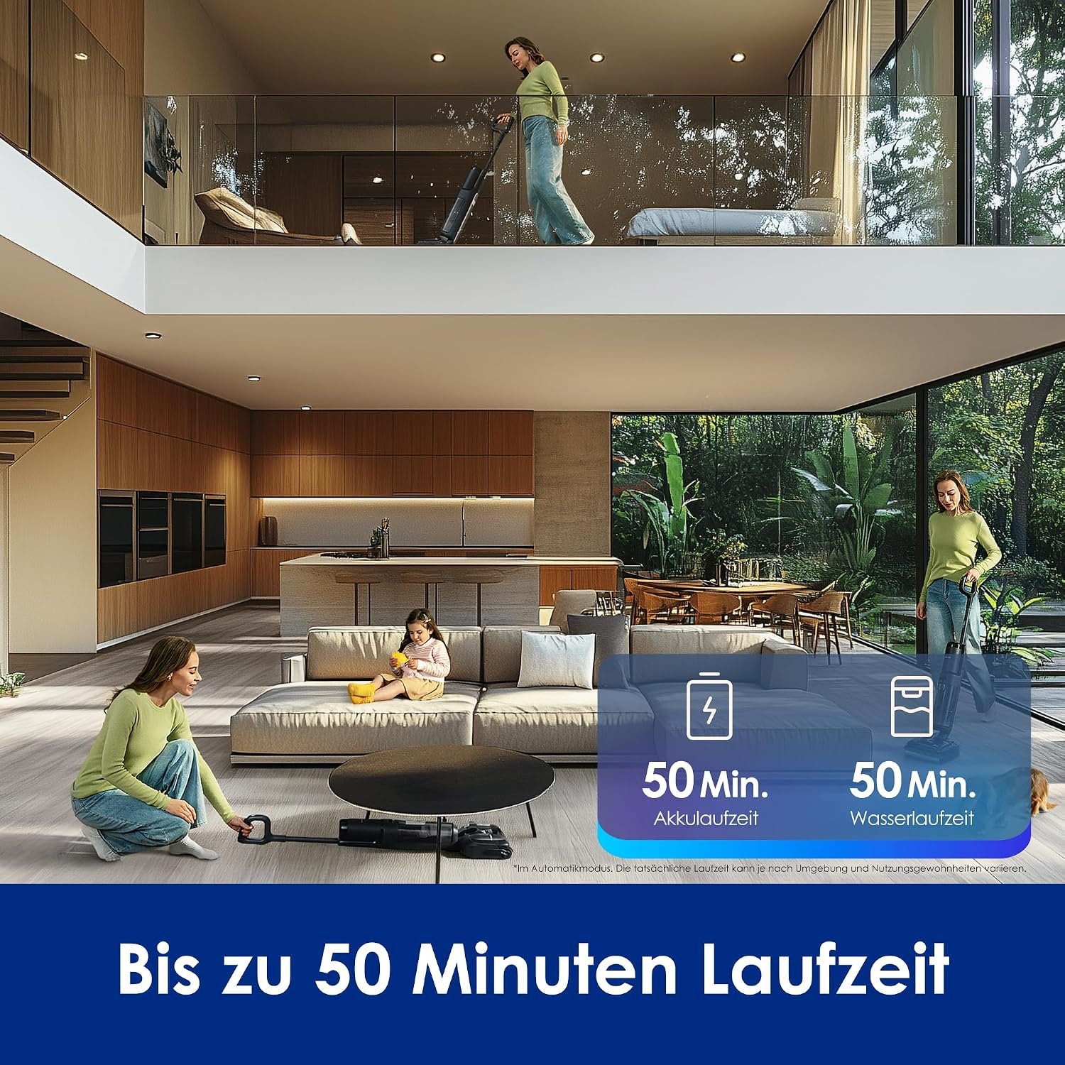 Tineco Floor One S7 Stretch Ultra mit 180-Grad-Lay-Flat-Design