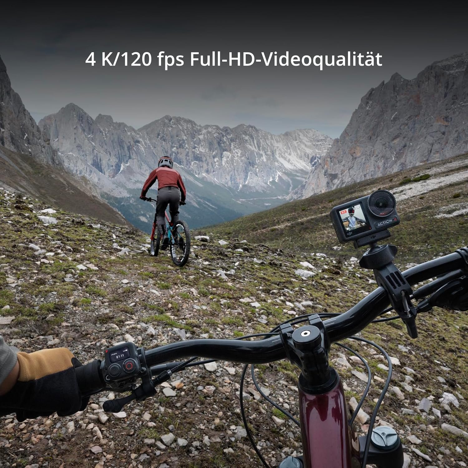 DJI Osmo Action 4 mit RockSteady-Stabilisierung